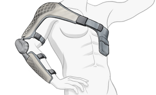 Rebo powered upper limb orthosis